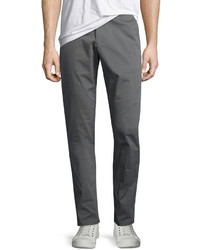 Theory Myles Nz Whitten Casual Pants Charcoal