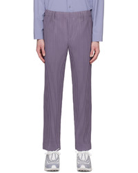Homme Plissé Issey Miyake Purple Tailored Pleats 1 Trousers