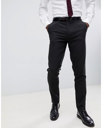 ASOS DESIGN Skinny Smart Trousers In Charcoal
