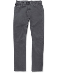 Canali Slim Fit Cotton Blend Chinos