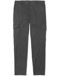 Dolce & Gabbana Slim Fit Panelled Stretch Cotton Jersey Trousers