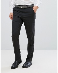 ASOS DESIGN Slim Smart Trousers In Charcoal