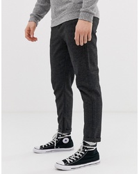 Selected Homme Slim Tailored Trousers With Zip Opening In Ankle Length