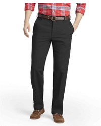Izod Straight Fit Flat Front Chinos