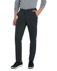 Bugatchi Stretch Knit Pants In Anthracite At Nordstrom