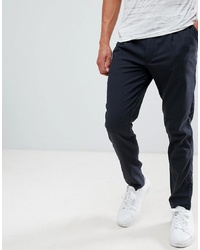 Selected Homme Trouser With Pleated Waistband In Tapered Fit