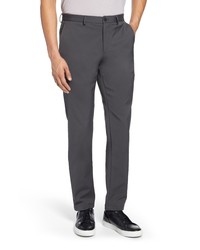 Theory Zaine Neoteric Slim Fit Pants In Dark Grey At Nordstrom