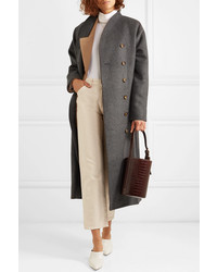 Totême Bergerac Oversized Double Breasted Wool Blend Felt Coat