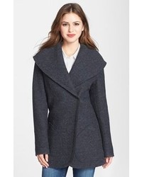 Halogen Boiled Wool Shawl Collar Coat