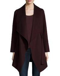 Neiman Marcus Cashmere Collection Belted Double Face Cashmere Cardigan Coat