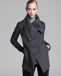 Mackage Coat Marila Draped Sweater