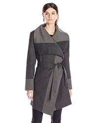 Diane von Furstenberg Mackenzie Wool Blend Wrap Coat