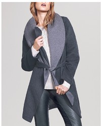 Bloomingdale's Dylan Gray Double Face Wrap Coat