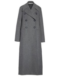 Stella McCartney Edwina Long Double Breasted Wool Blend Coat