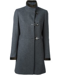 Fay Dislocated Fastening Mid Length Coat