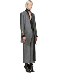 Lanvin Grey Fitted Coat