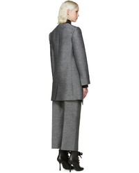 Lanvin Grey Fitted Coat