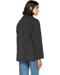 Acne Studios Grey Wool Envier Coat