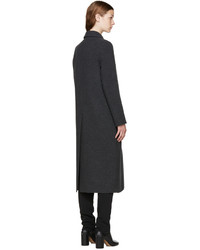 MM6 MAISON MARGIELA Grey Wool Long Coat