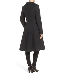 Vera Wang Isabella Skirted Wool Blend Coat
