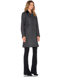 Marc by Marc Jacobs Norman Flap Pocket Wool Coat