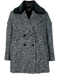 Twin-Set Peaked Lapels Double Breasted Coat
