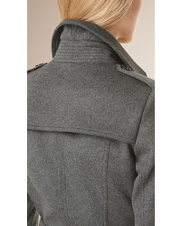 Burberry Skirted Wool Cashmere Coat