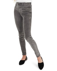 Charcoal Corduroy Skinny Jeans