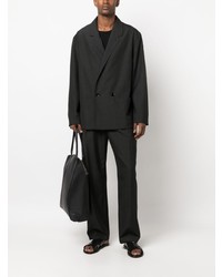Lemaire Double Breasted Cotton Blend Blazer