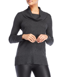Cable & Gauge Cowl Neck Tunic