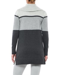 Eight Eight Eight Color Blocked Sweater Cowl Neck