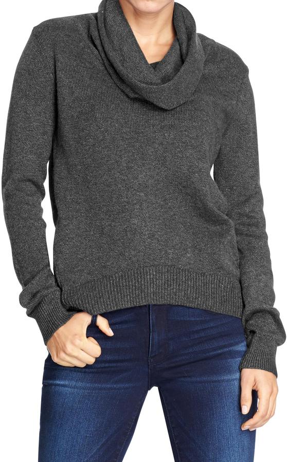 old navy cowl neck sweaters