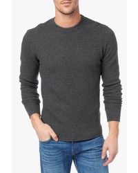 7 For All Mankind Crew Neck Sweater In Charcoal