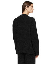 LE17SEPTEMBRE Black Boucl Knit Pullover