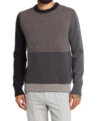 Oliver Spencer Blenheim Colorblock Merino Wool Sweater