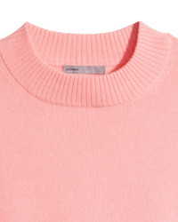 H&M Cashmere Sweater Light Pink Ladies
