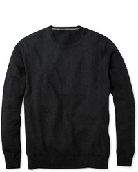 Charles Tyrwhitt Charcoal Cotton Cashmere Crew Neck Sweater