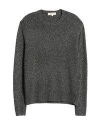 Madewell Crewneck Sweater In Coal Donegal At Nordstrom