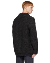 Our Legacy Gray Big Piquet Sweater