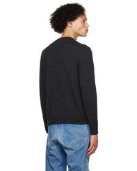 Ralph Lauren Purple Label Gray Cashmere Sweater