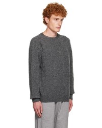 Drake's Gray Shetland Sweater