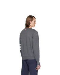 Thom Browne Grey 4 Bar Milano Stitch Sweater