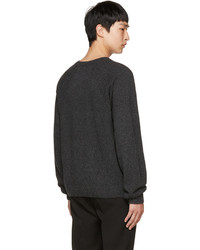 Lanvin Grey Alpaca Crewneck Sweater
