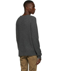 rag & bone Grey Cashmere Pierce Sweater