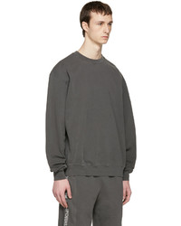Noon Goons Grey Cotton Simple Pullover
