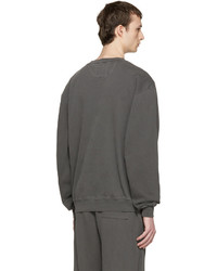 Noon Goons Grey Cotton Simple Pullover
