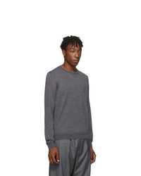 Balenciaga Grey Fine Wool Sweater