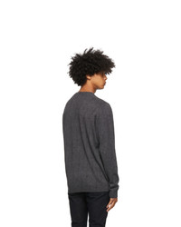 Etro Grey Knit Crewneck Sweater