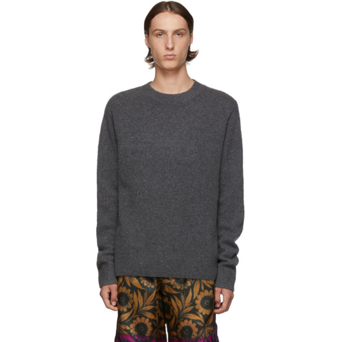 Dries Van Noten Grey Merino And Cashmere Sweater 243 Ssense Lookastic