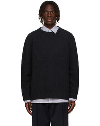 Dries Van Noten Grey Merino Wool Sweater